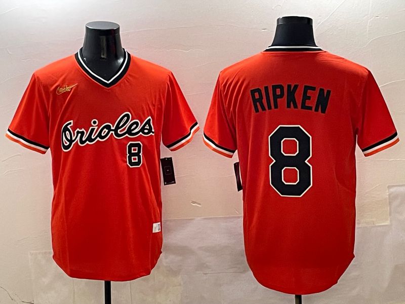Men Baltimore Orioles #8 Ripken Orange Game Nike 2025 MLB Jersey style 425